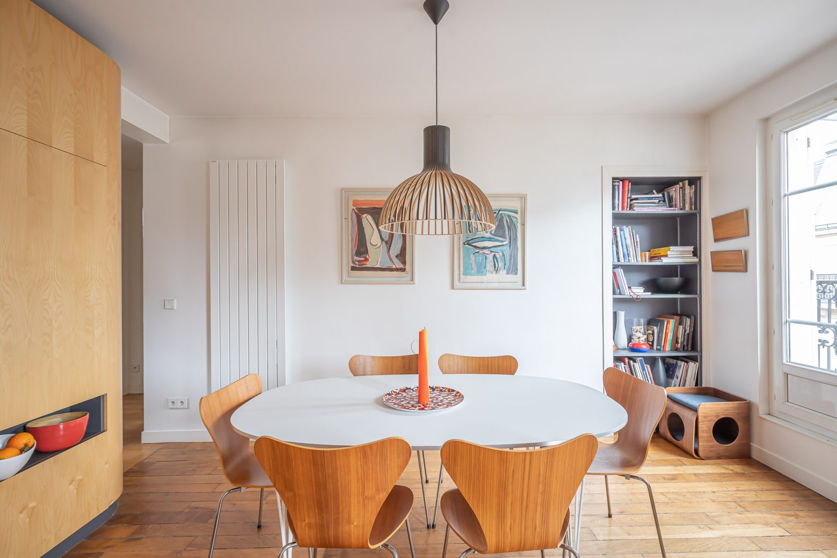 Appartement repensé par architecte