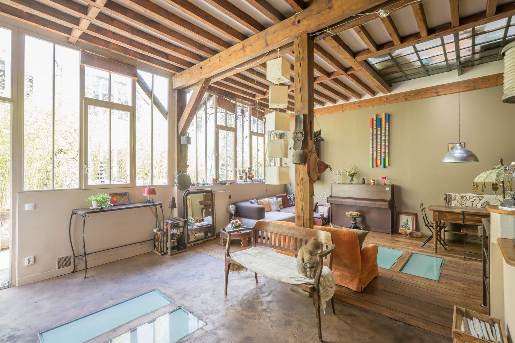 Ancien atelier avec cour