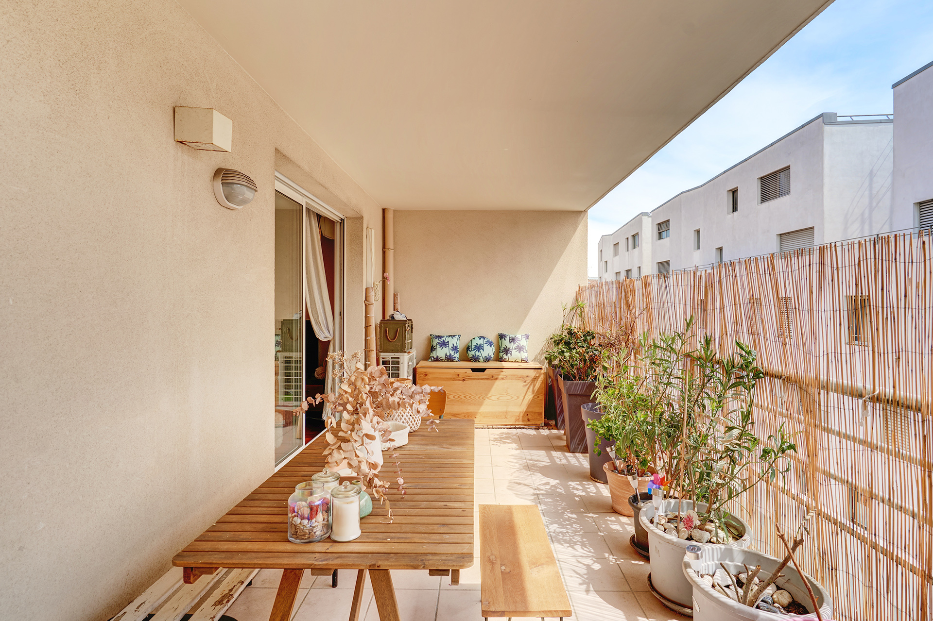 Contemporary apartment with terrace