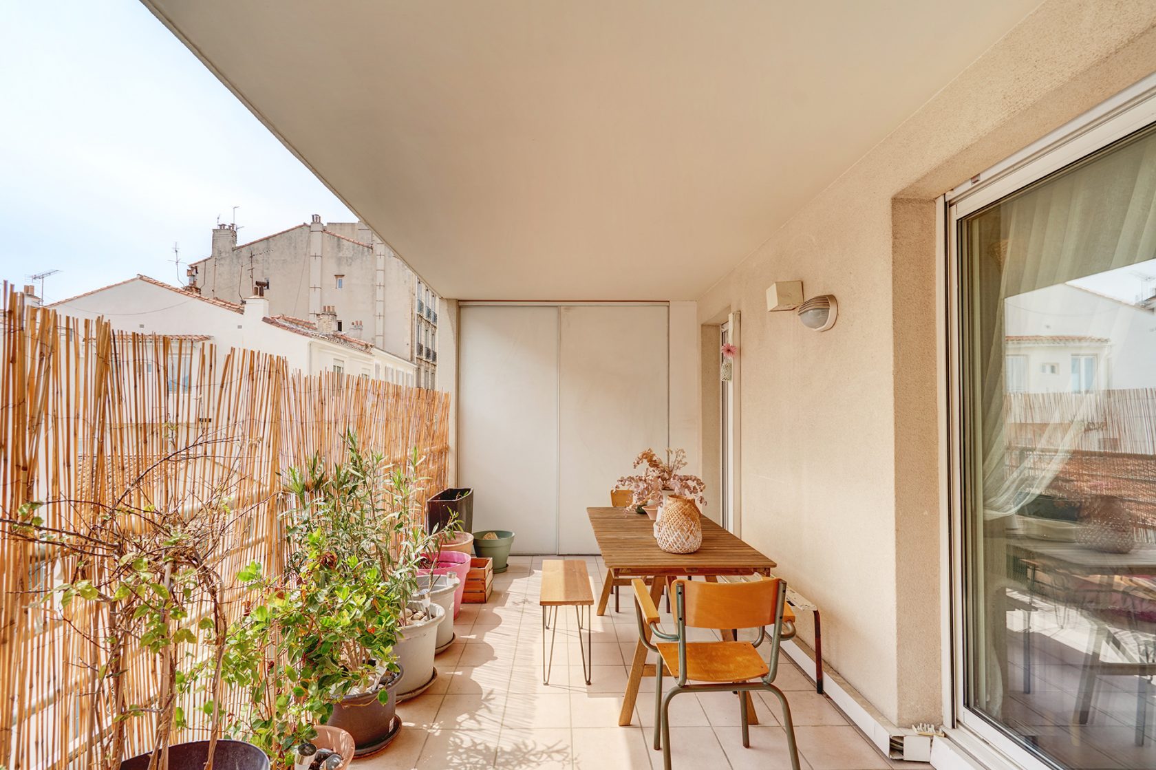 Contemporary apartment with terrace