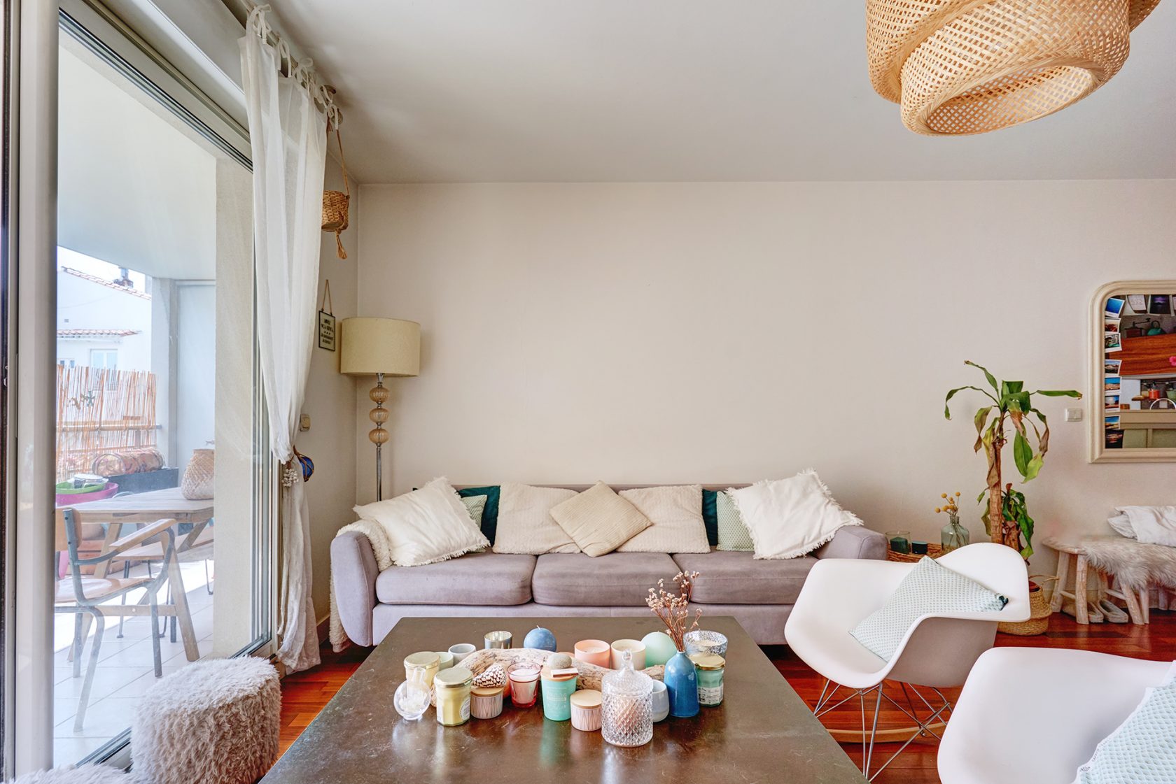 Contemporary apartment with terrace