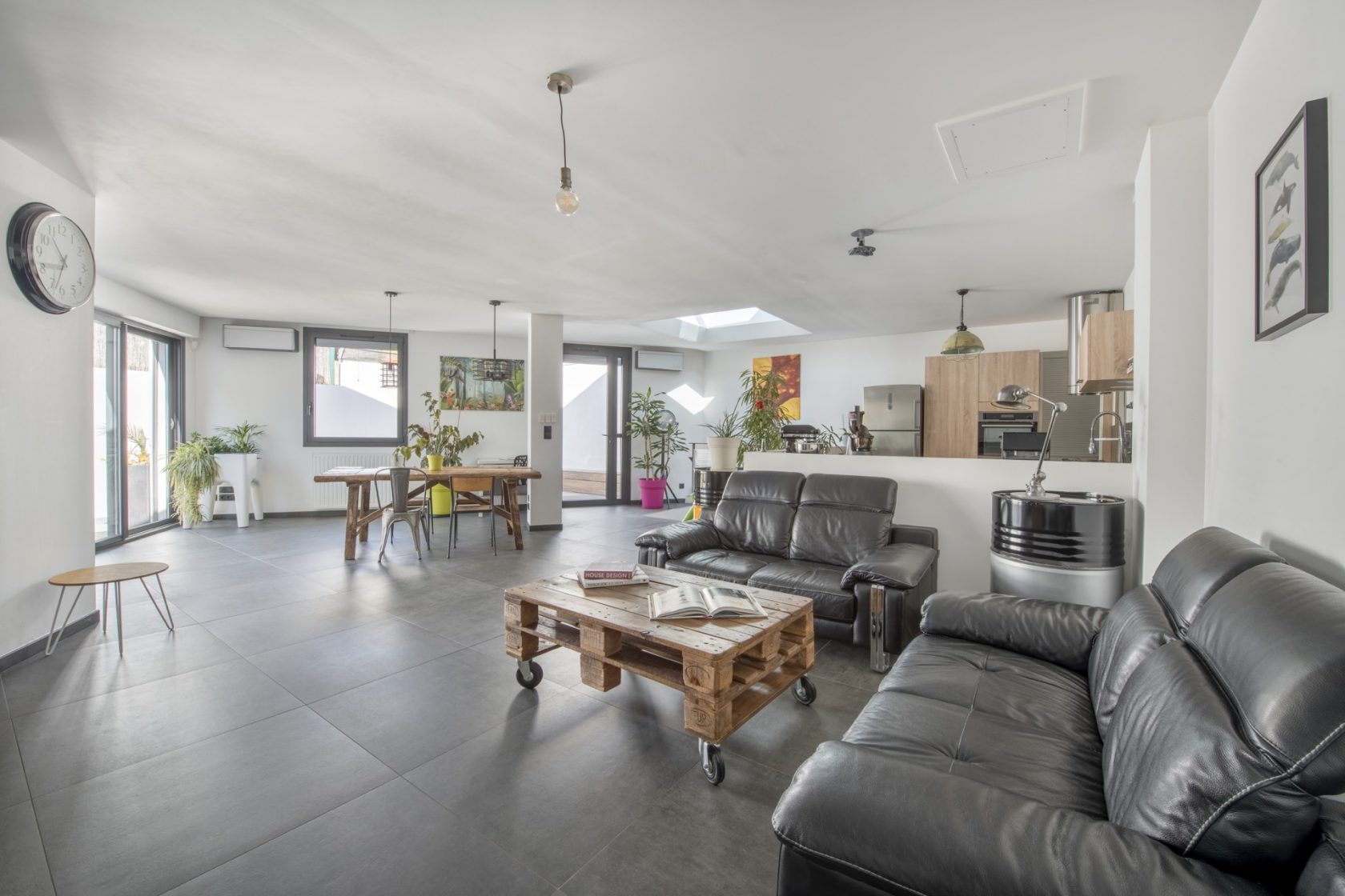 Maison-loft avec jardin coeur Montchat