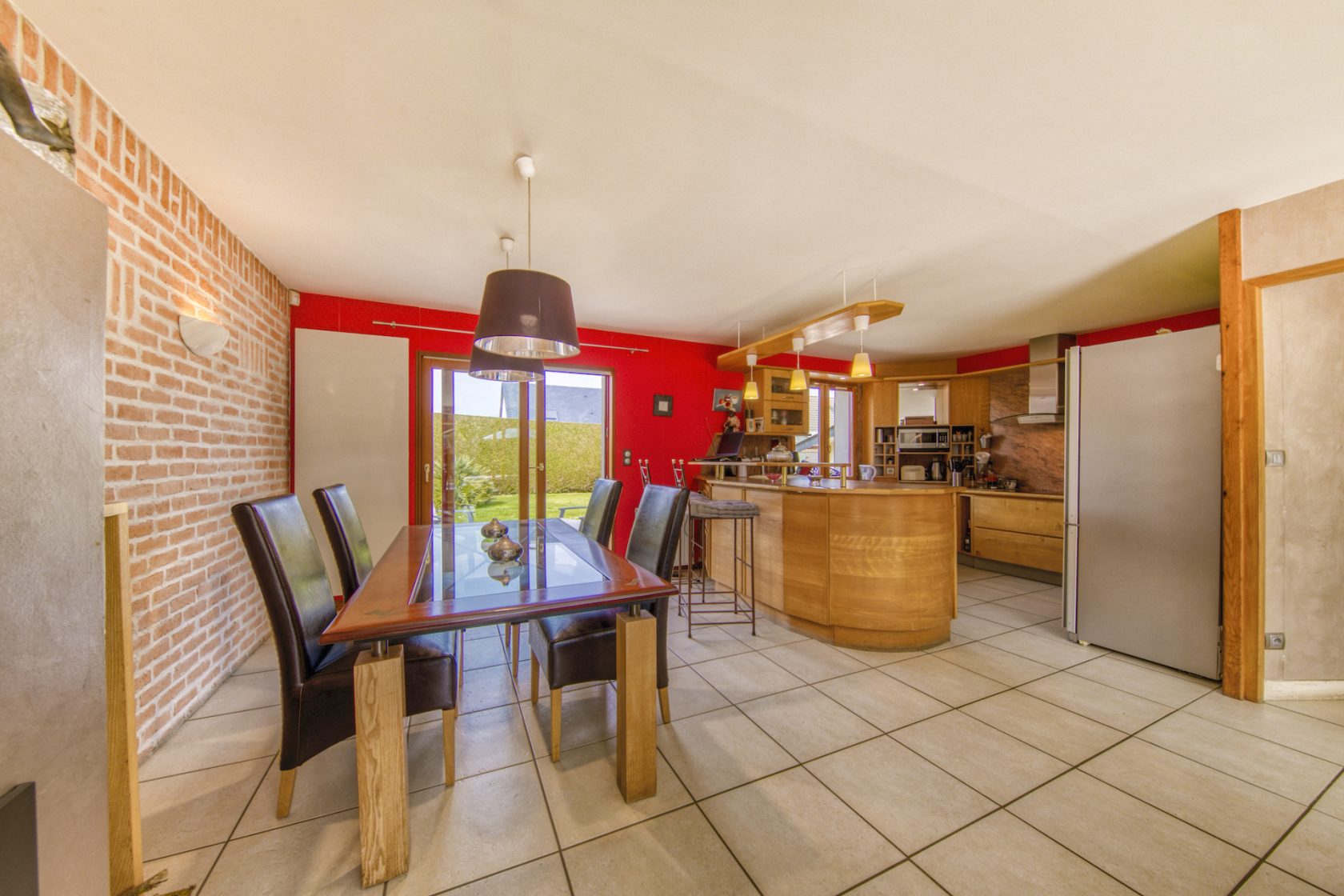 House restructured with its landscaped garden