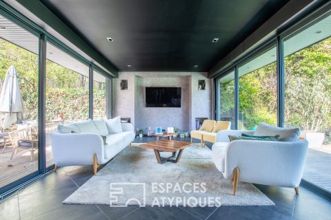 Maison familiale avec piscine située sur le Lac de maine