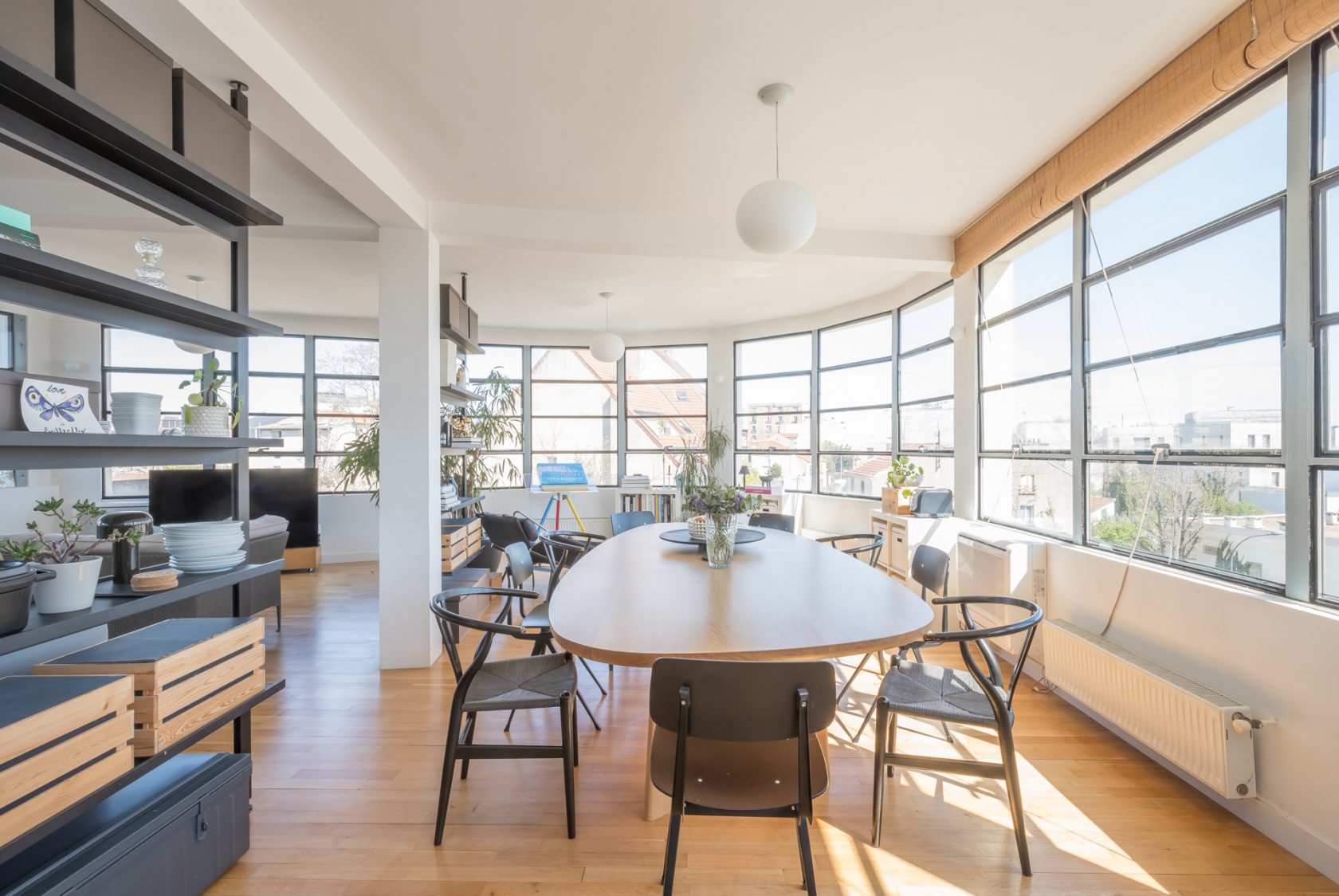 Loft with terrace in old factory