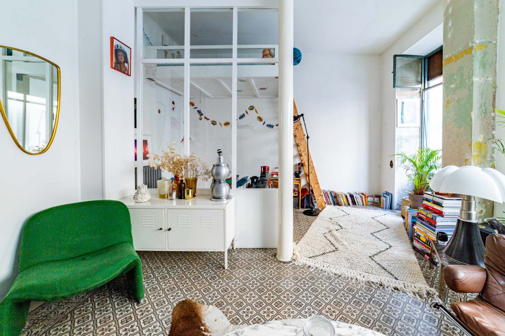 Vintage loft in old grocery store