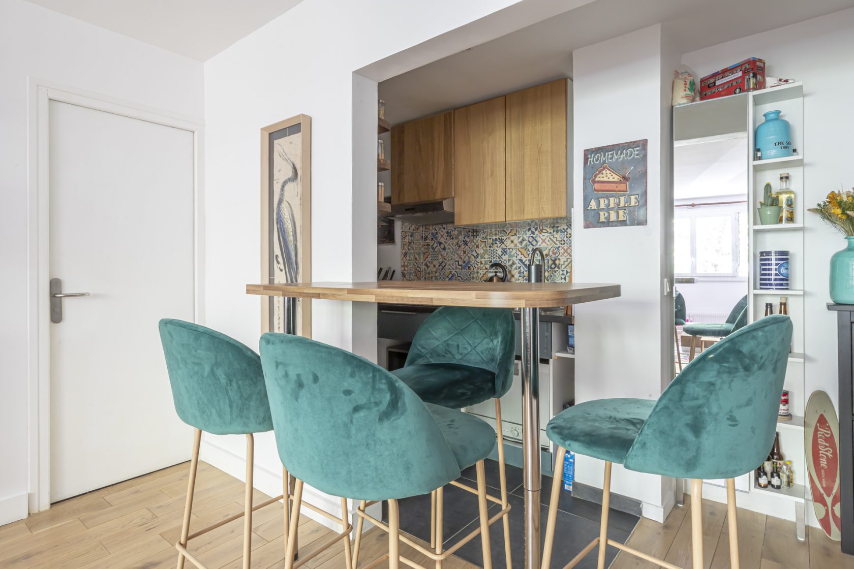 Appartement contemporain dans anciens bureaux