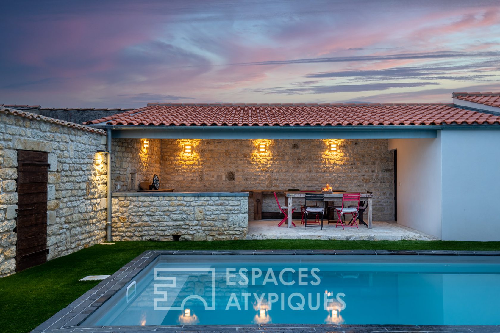 Contemporaine chaleureuse et conviviale