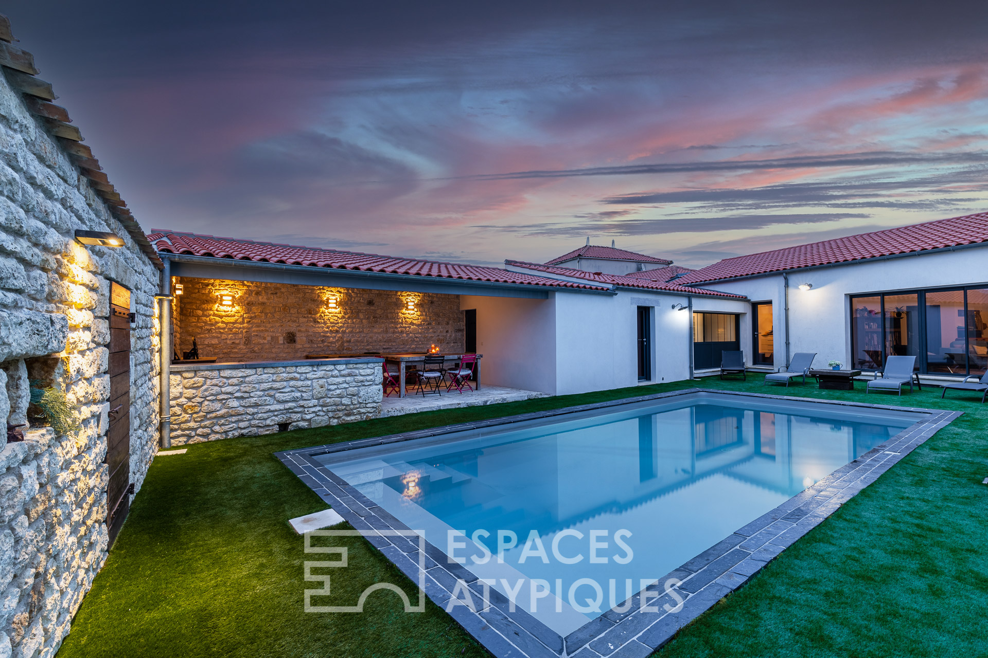 Contemporaine chaleureuse et conviviale