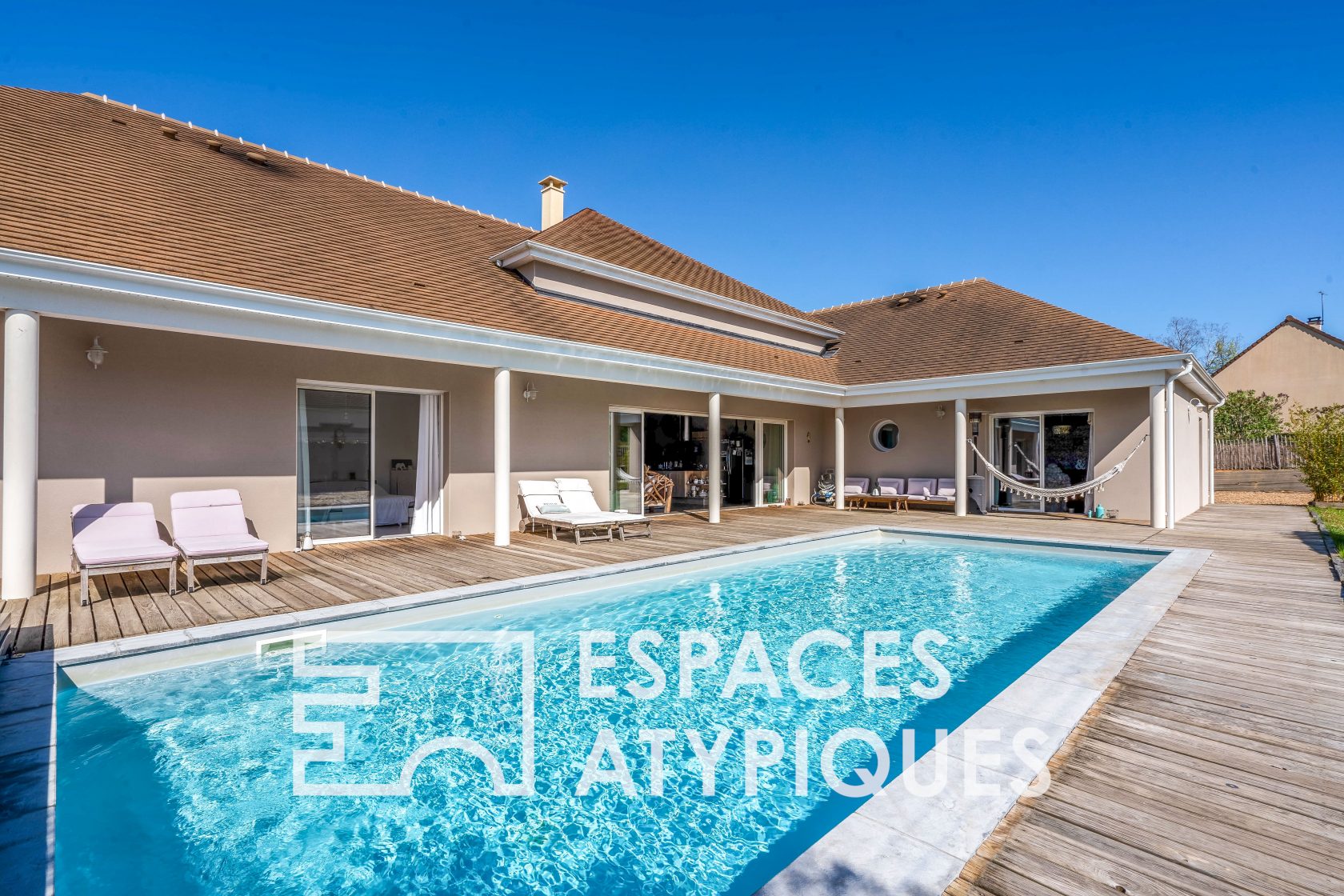 Exclusivité – Maison d’architecte de plain-pied