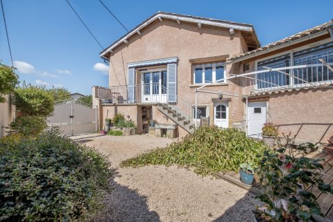 Village house with exterior