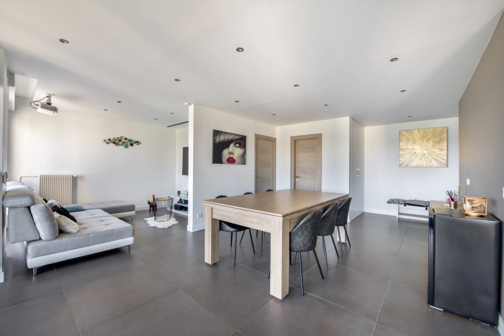 Appartement avec vue et terrasse rénové par architecte