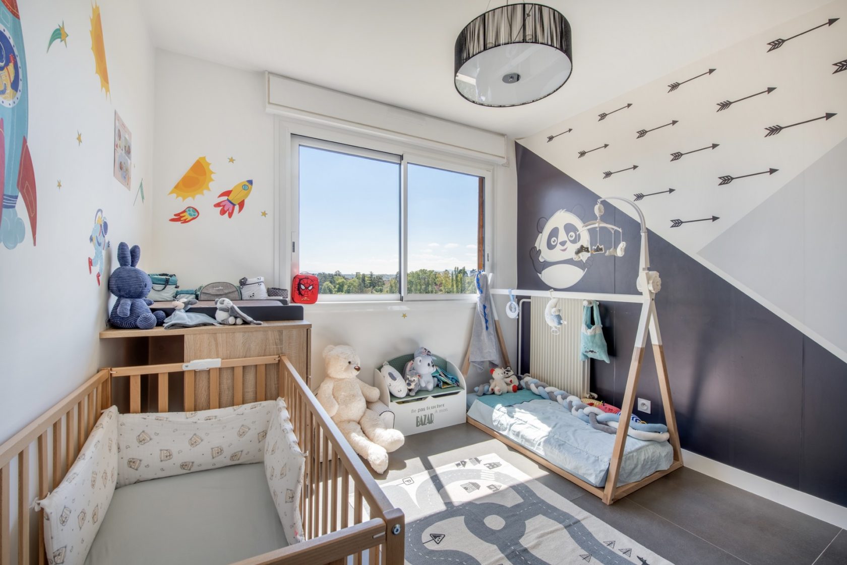 Appartement avec vue et terrasse rénové par architecte
