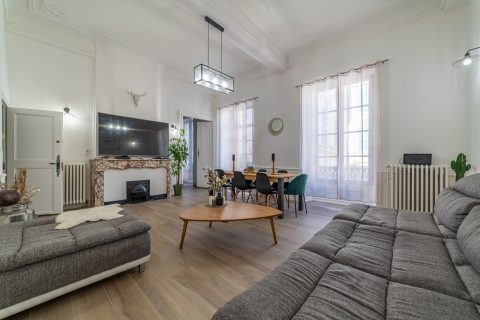 “Modular” Haussmannian apartment in the heart of Nimes
