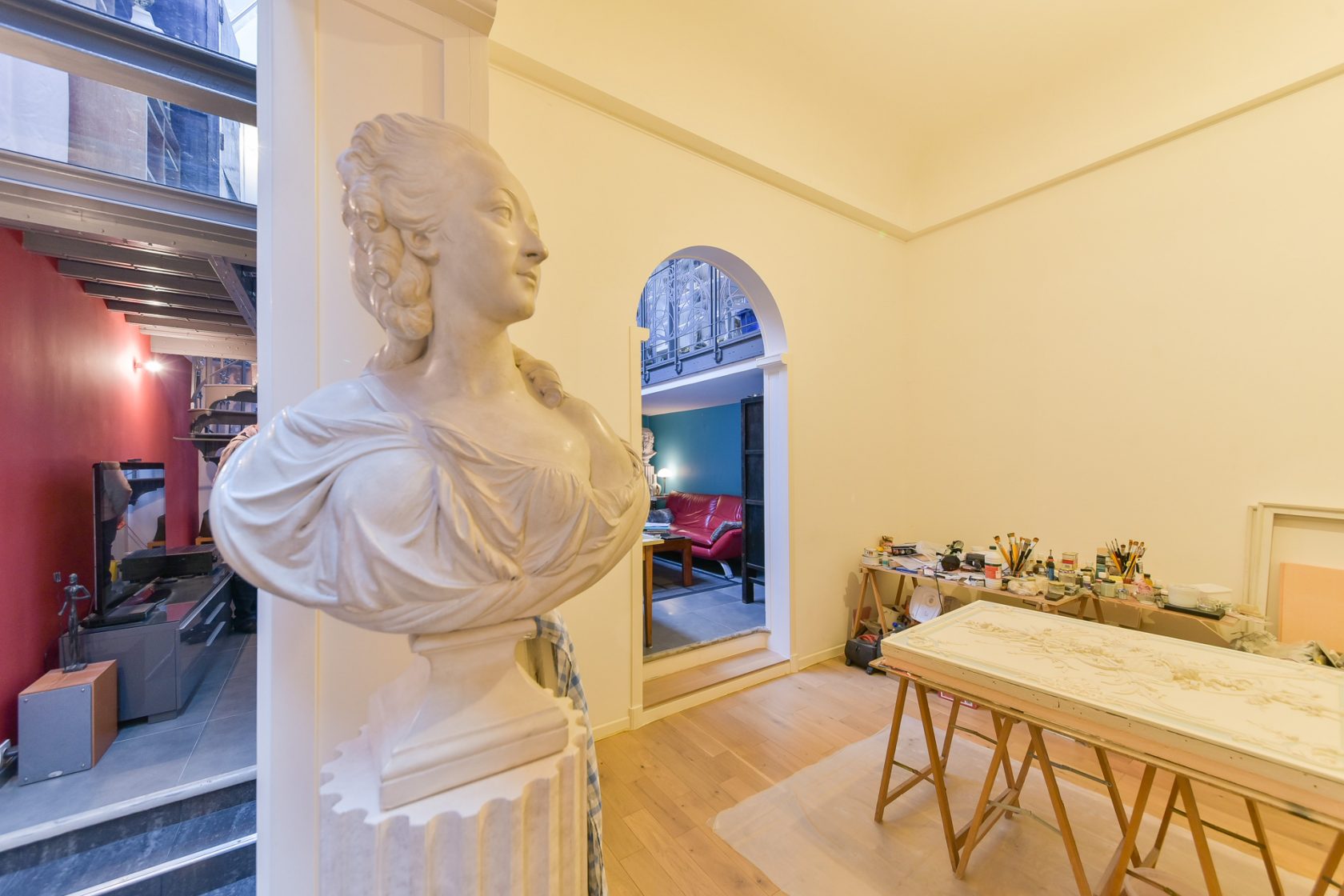 Magnificent Duplex Loft with terraces in Argenteuil.