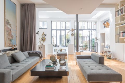 Loft with courtyard near Canal