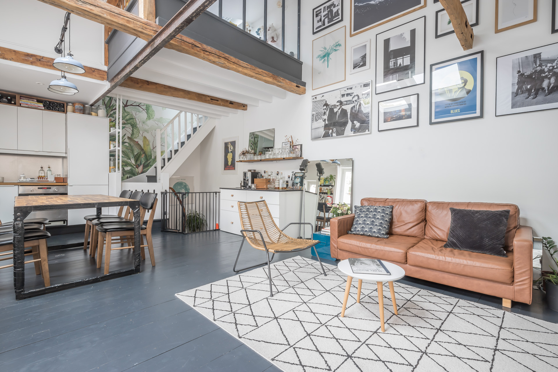 Duplex contemporain en dernier étage
