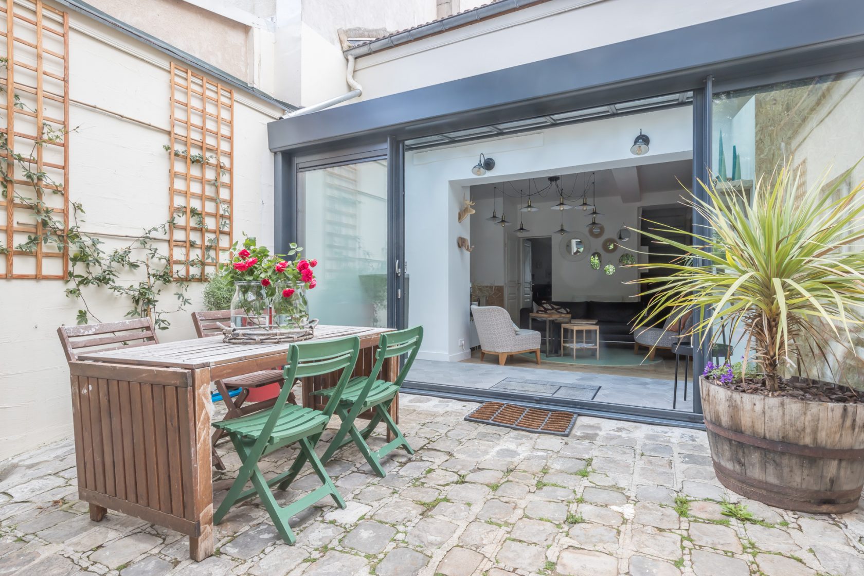 Townhouse with garden