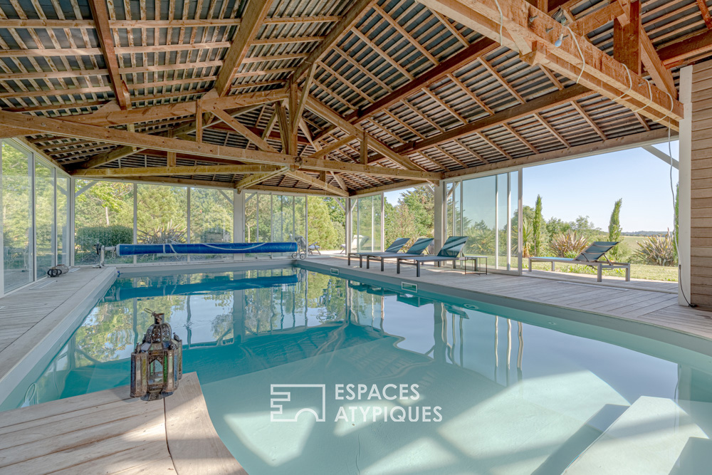 Villa d’architecte et sa piscine aux portes de Rennes