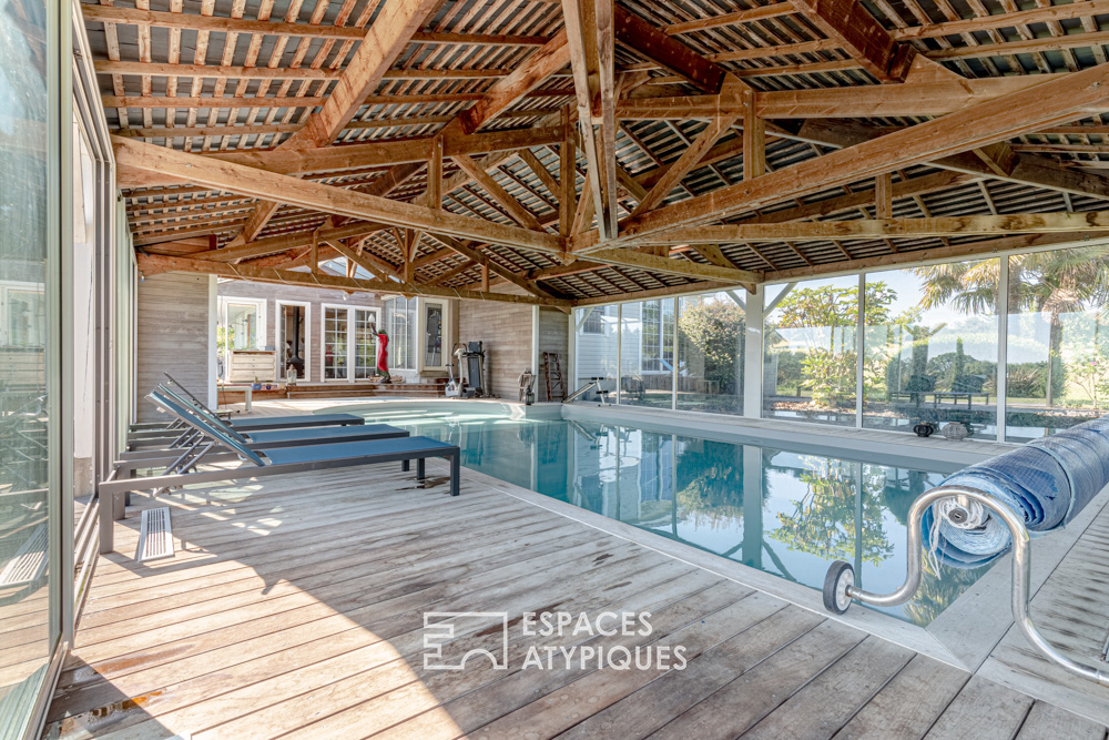 Villa d’architecte et sa piscine aux portes de Rennes