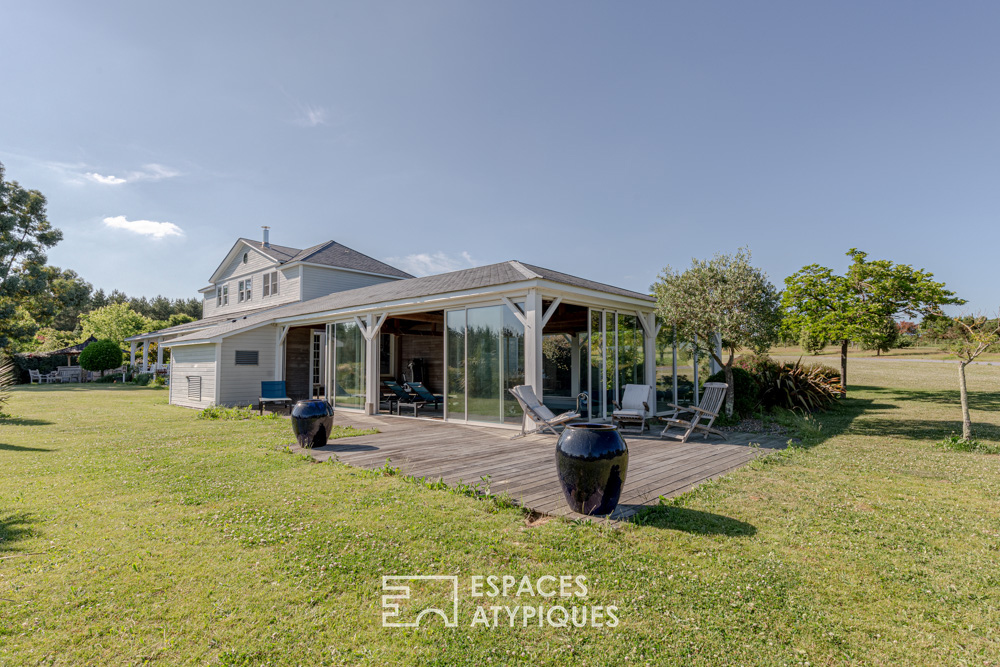 Villa d’architecte et sa piscine aux portes de Rennes