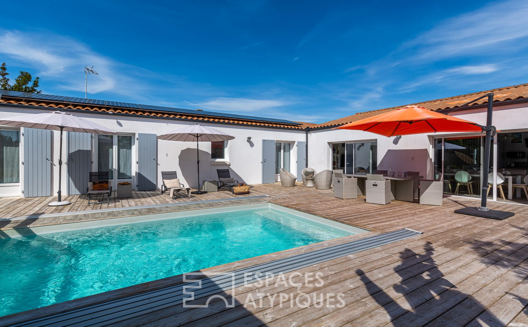 Villa familiale aux airs de vacances