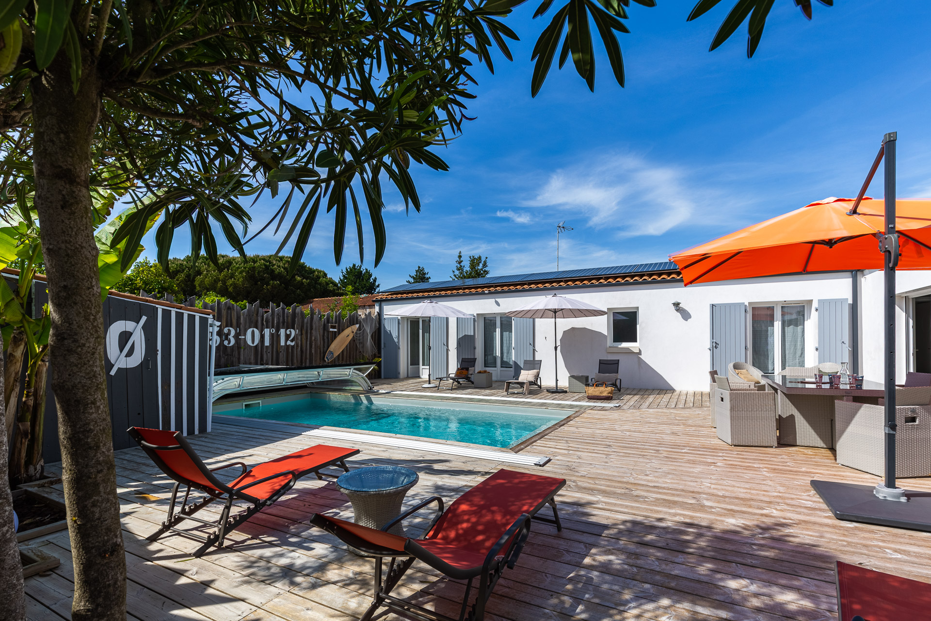 Villa familiale aux airs de vacances