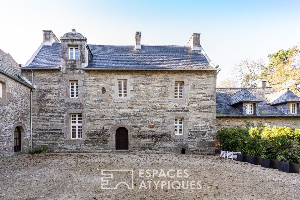 29600 MORLAIX - Manoir du XVIème siècle dans son écrin de verdure et de sérénité - Réf. 1163EAF