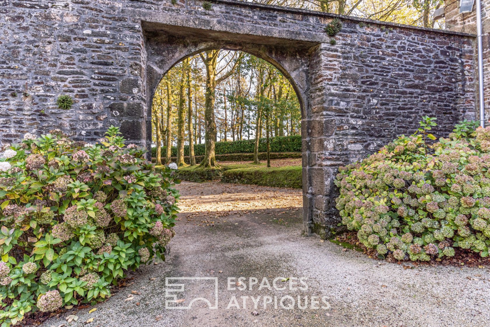 16th century manor in its green and peaceful setting