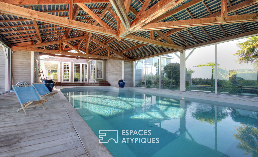 Villa d’architecte et sa piscine aux portes de Rennes