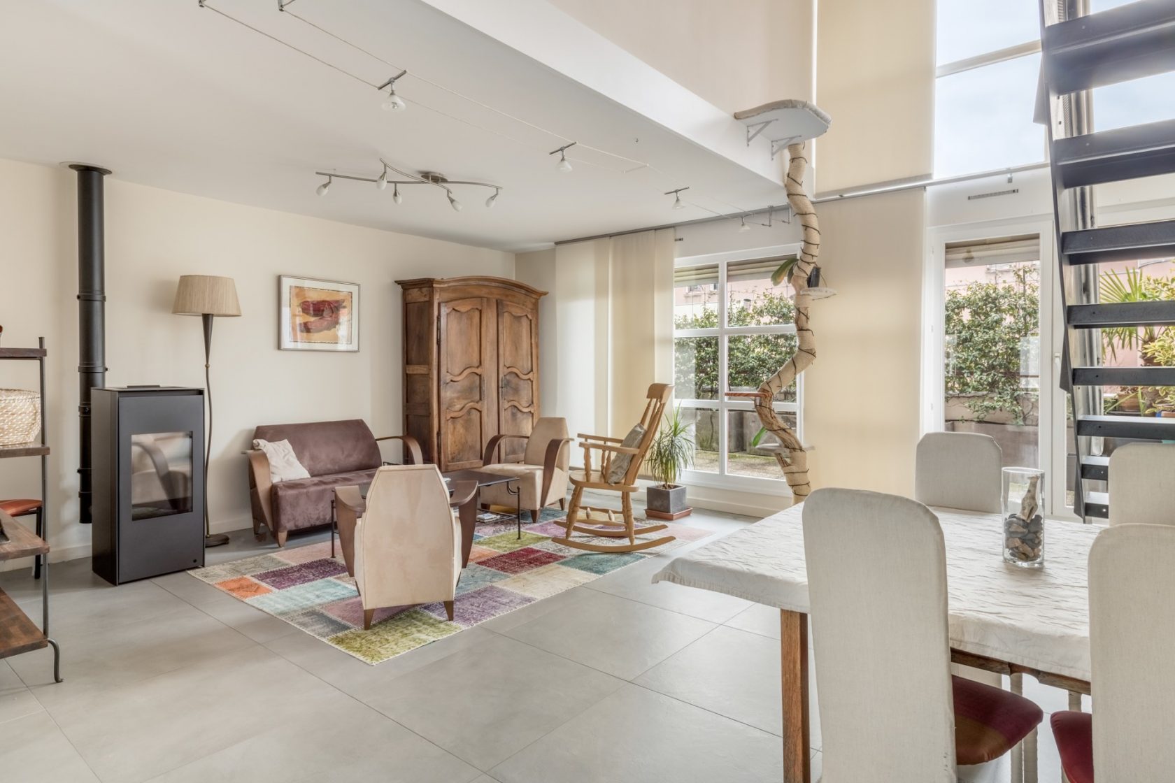 Toit-terrasse en duplex à deux pas du métro