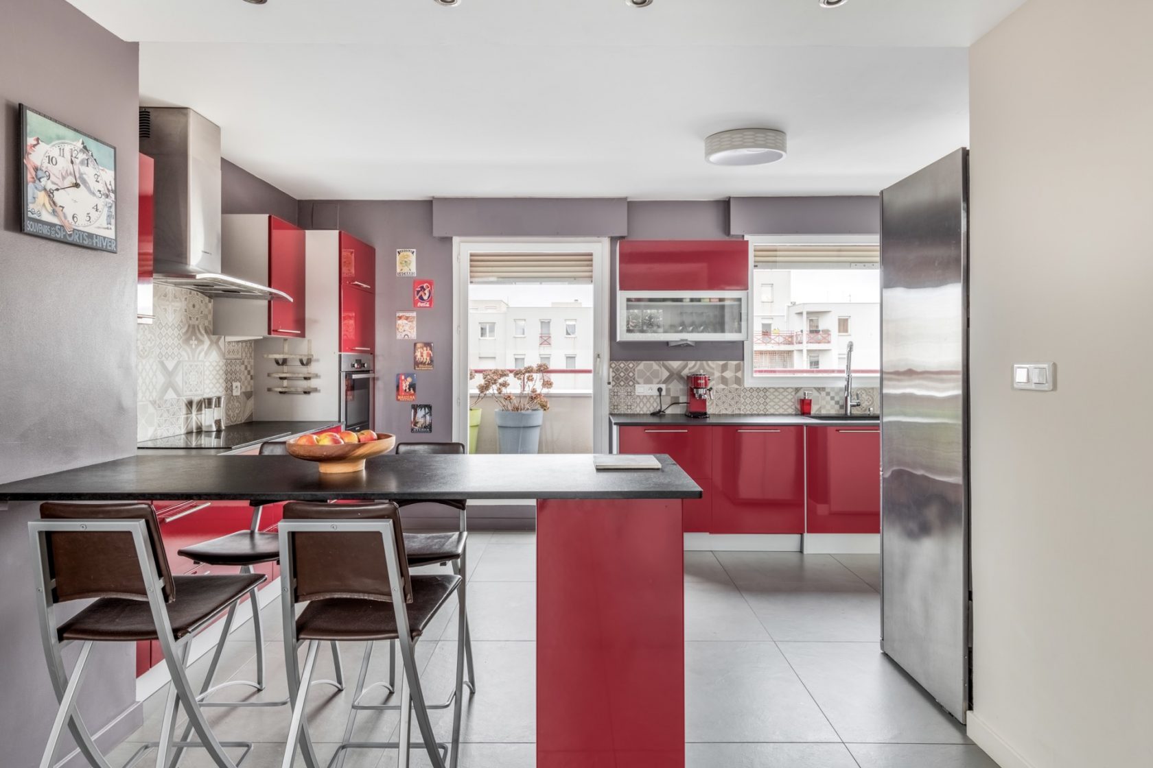 Toit-terrasse en duplex à deux pas du métro
