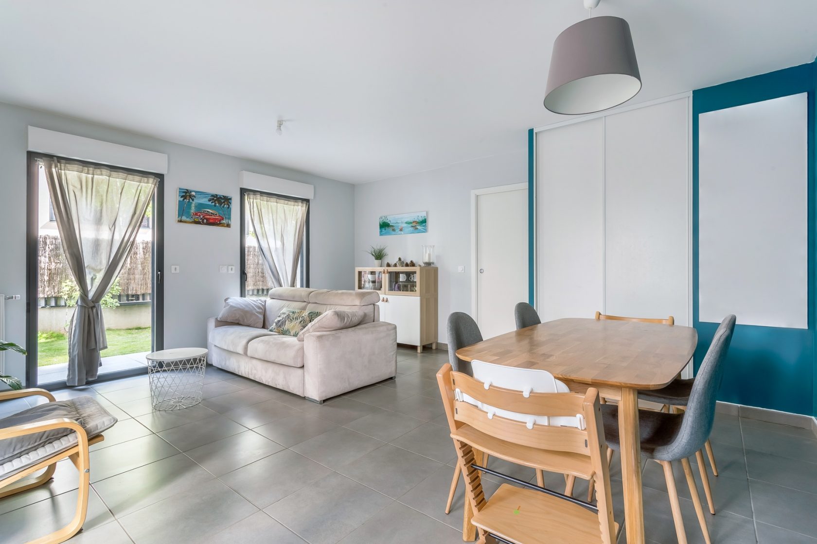 Duplex avec terrasse et jardin