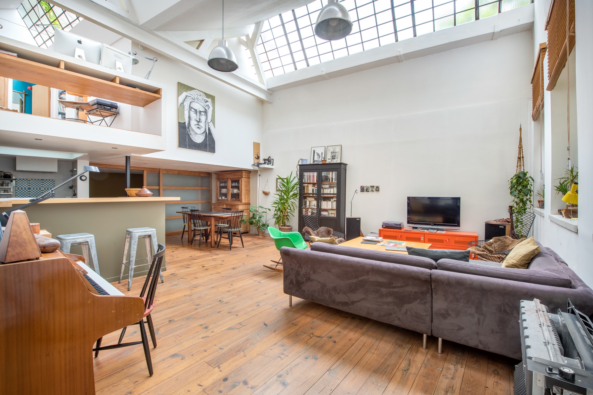 Loft en duplex dans un ancien atelier