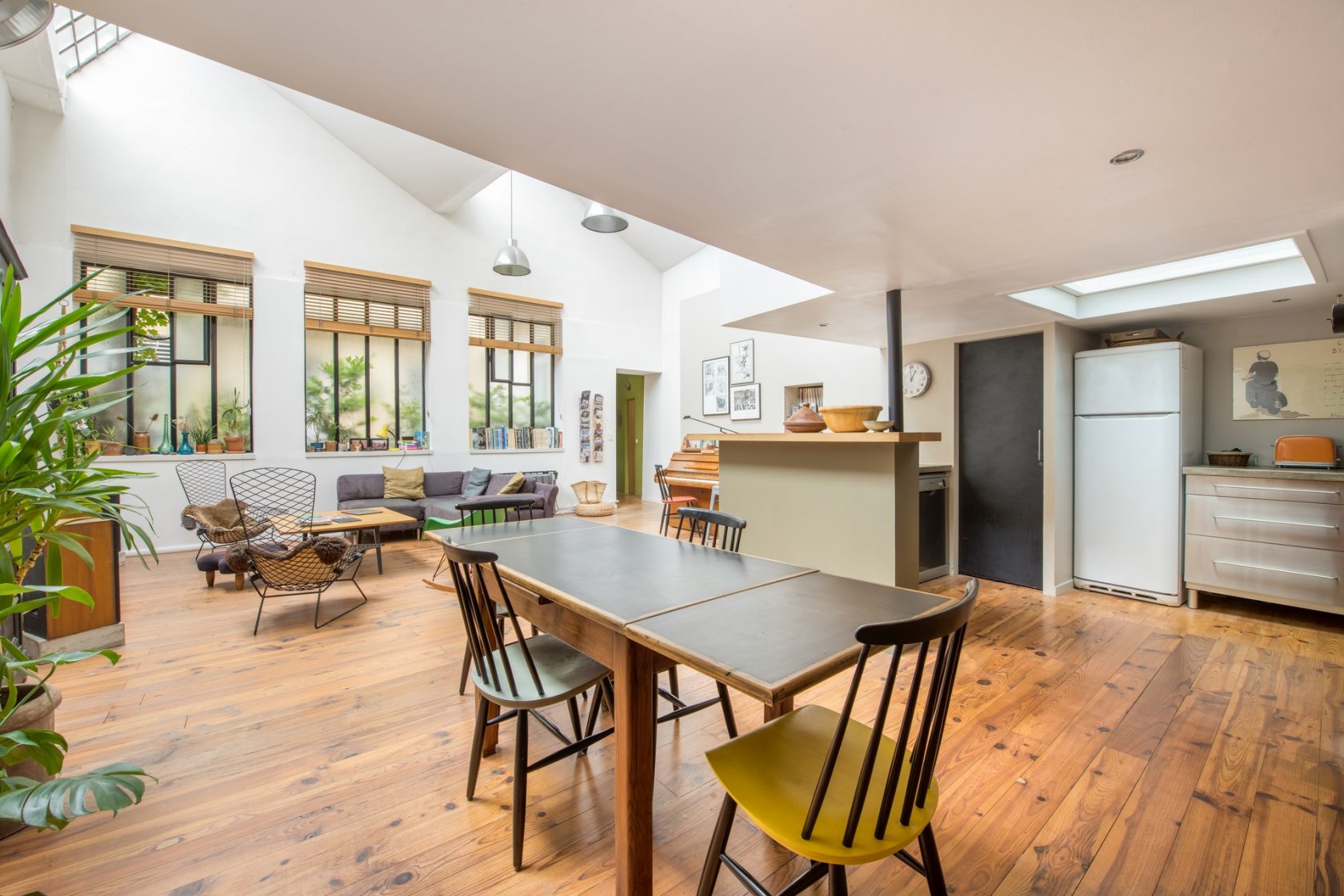 Duplex loft in a former workshop