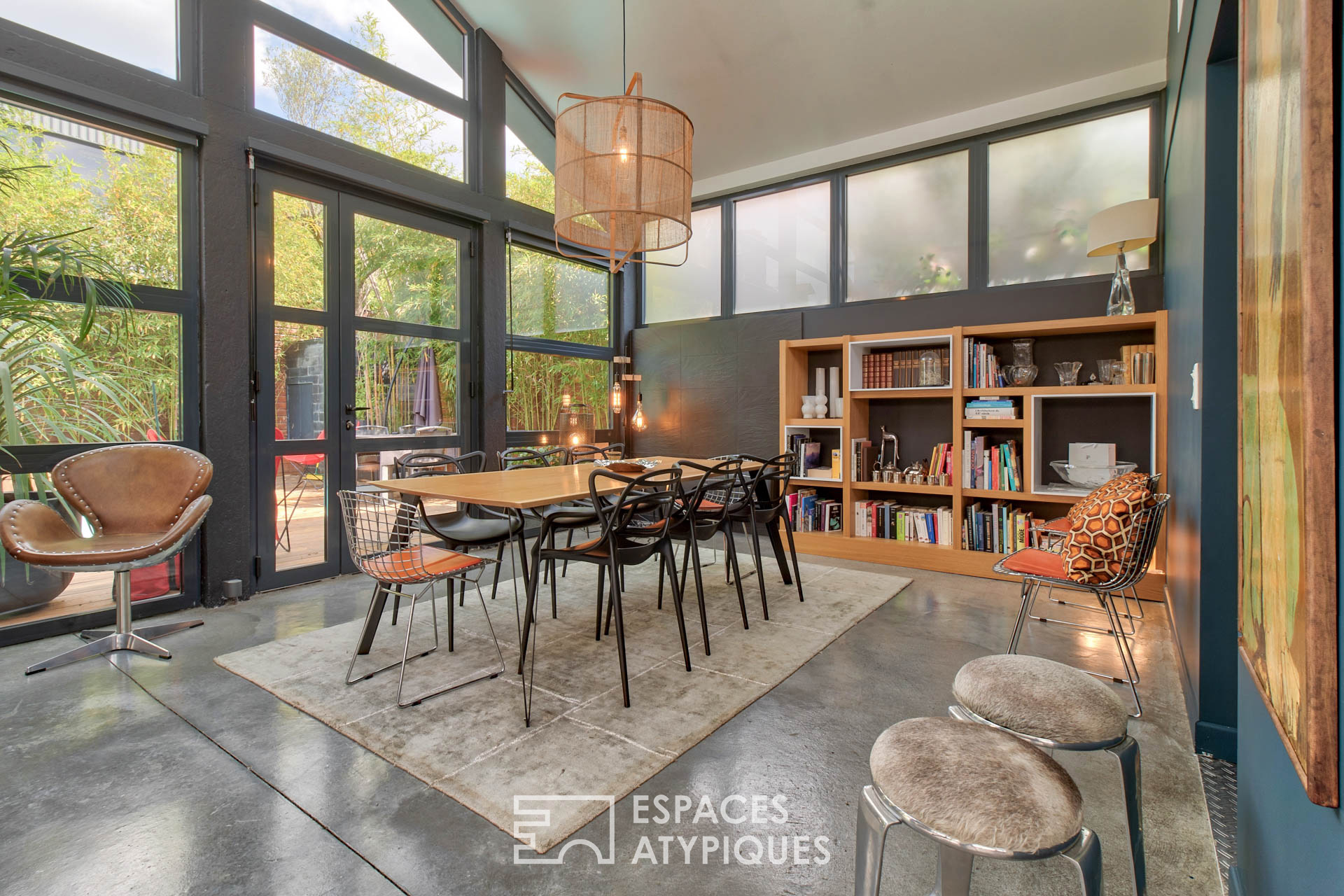 Atelier de ferronnerie d’art revisité en Loft d’exception