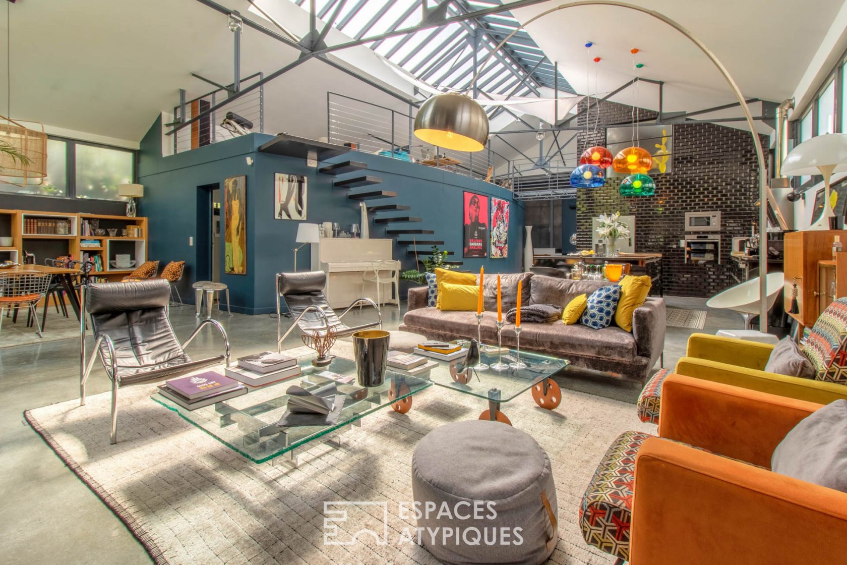 Atelier de ferronnerie d’art revisité en Loft d’exception