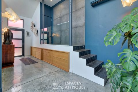 Atelier de ferronnerie d’art revisité en Loft d’exception