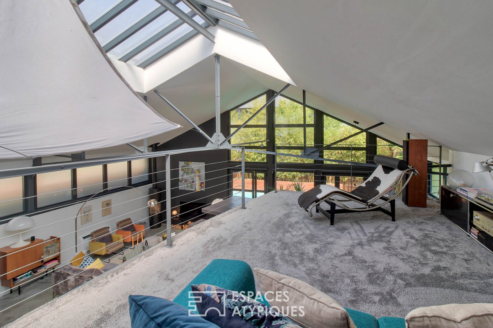 Atelier de ferronnerie d’art revisité en Loft d’exception