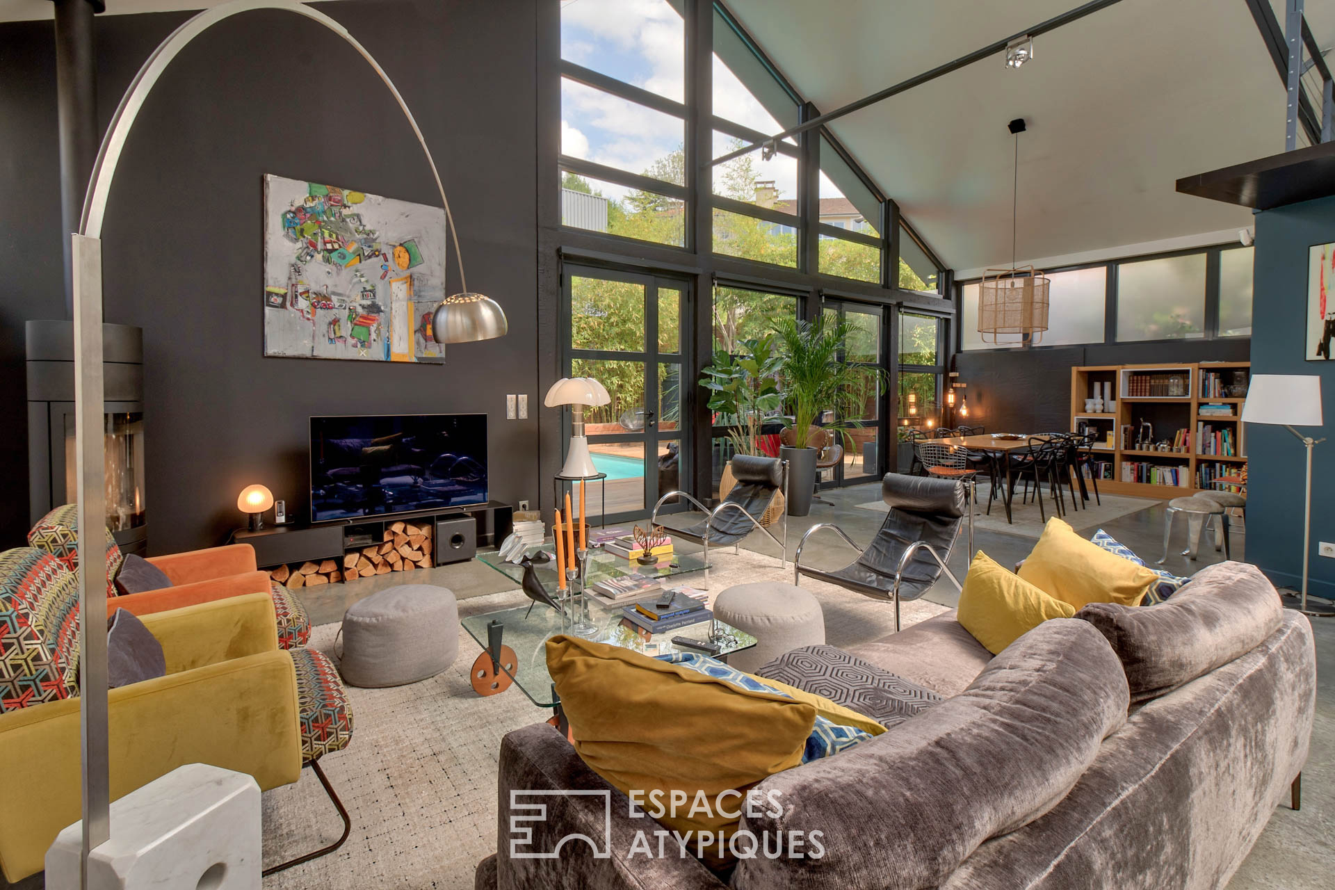 Atelier de ferronnerie d’art revisité en Loft d’exception