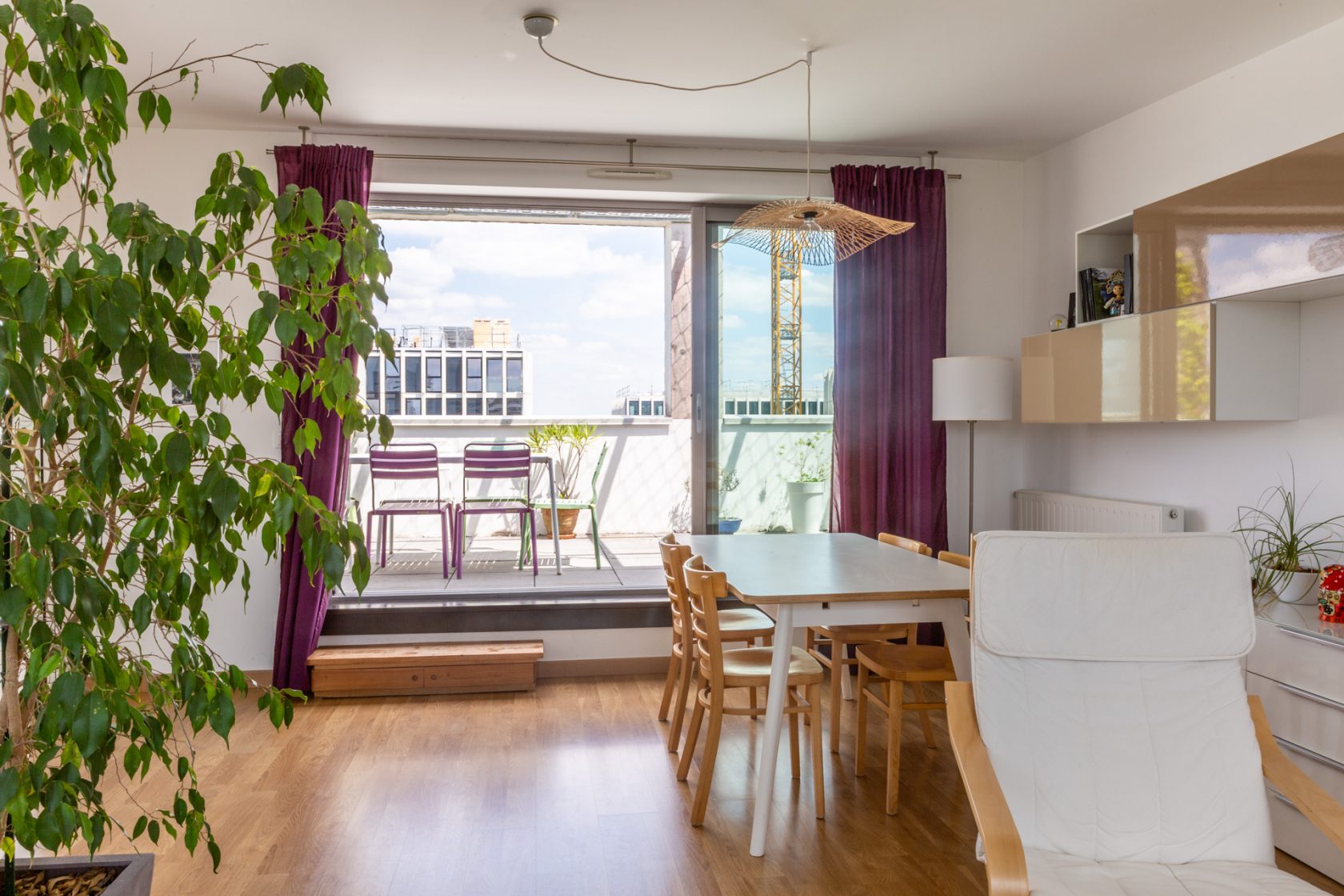 Duplex-Rooftop au dernier étage et sa terrasse panoramique