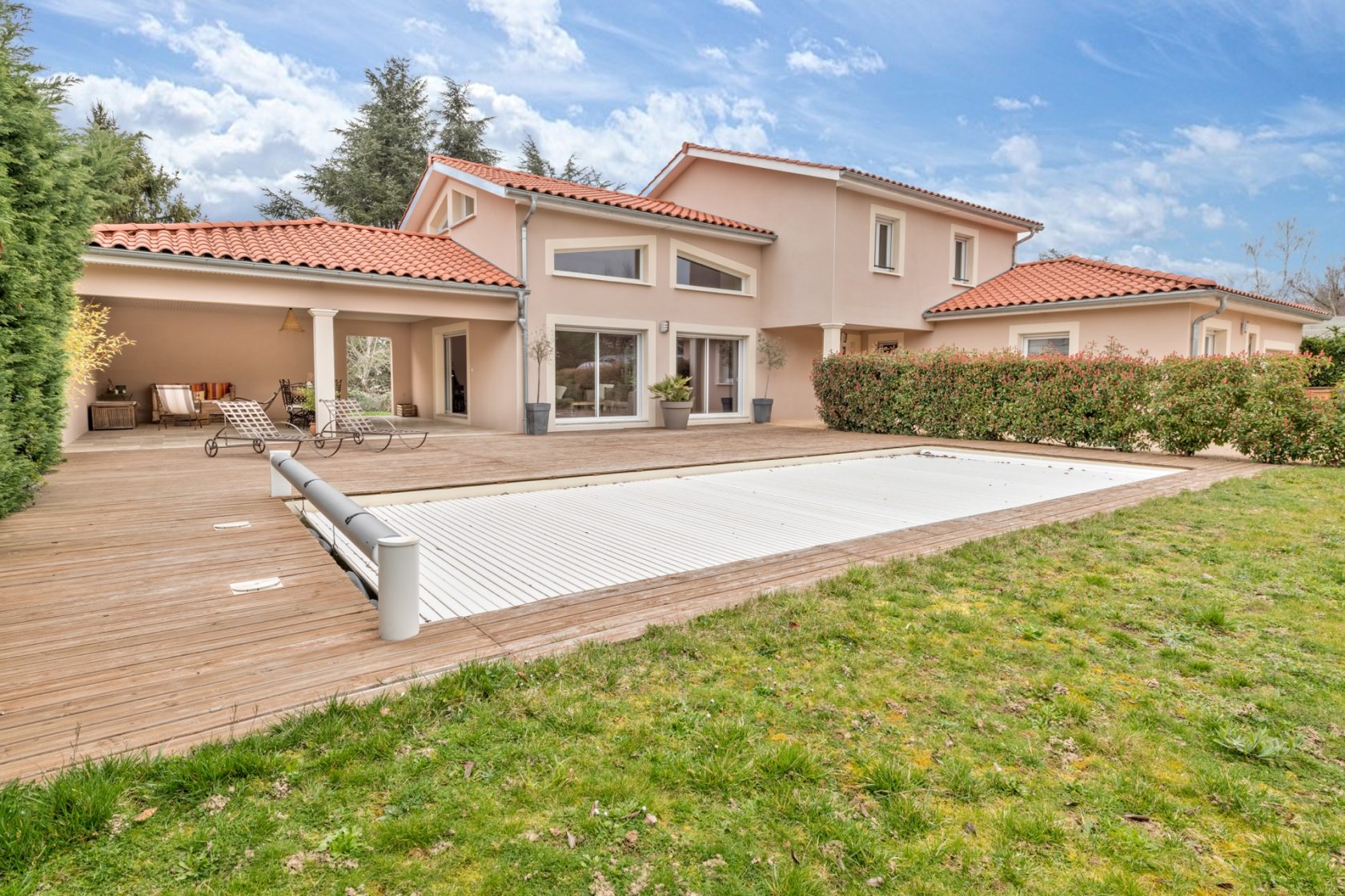 Maison d’architecte avec piscine