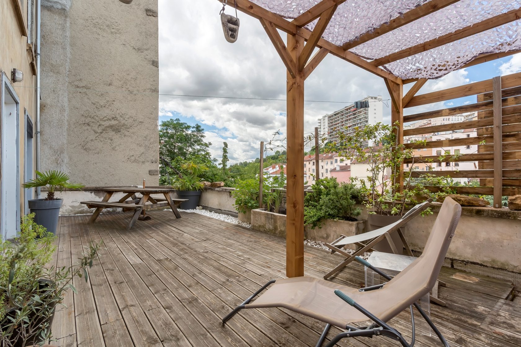 Appartement ancien avec terrasse