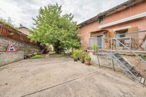 Character house and its garden