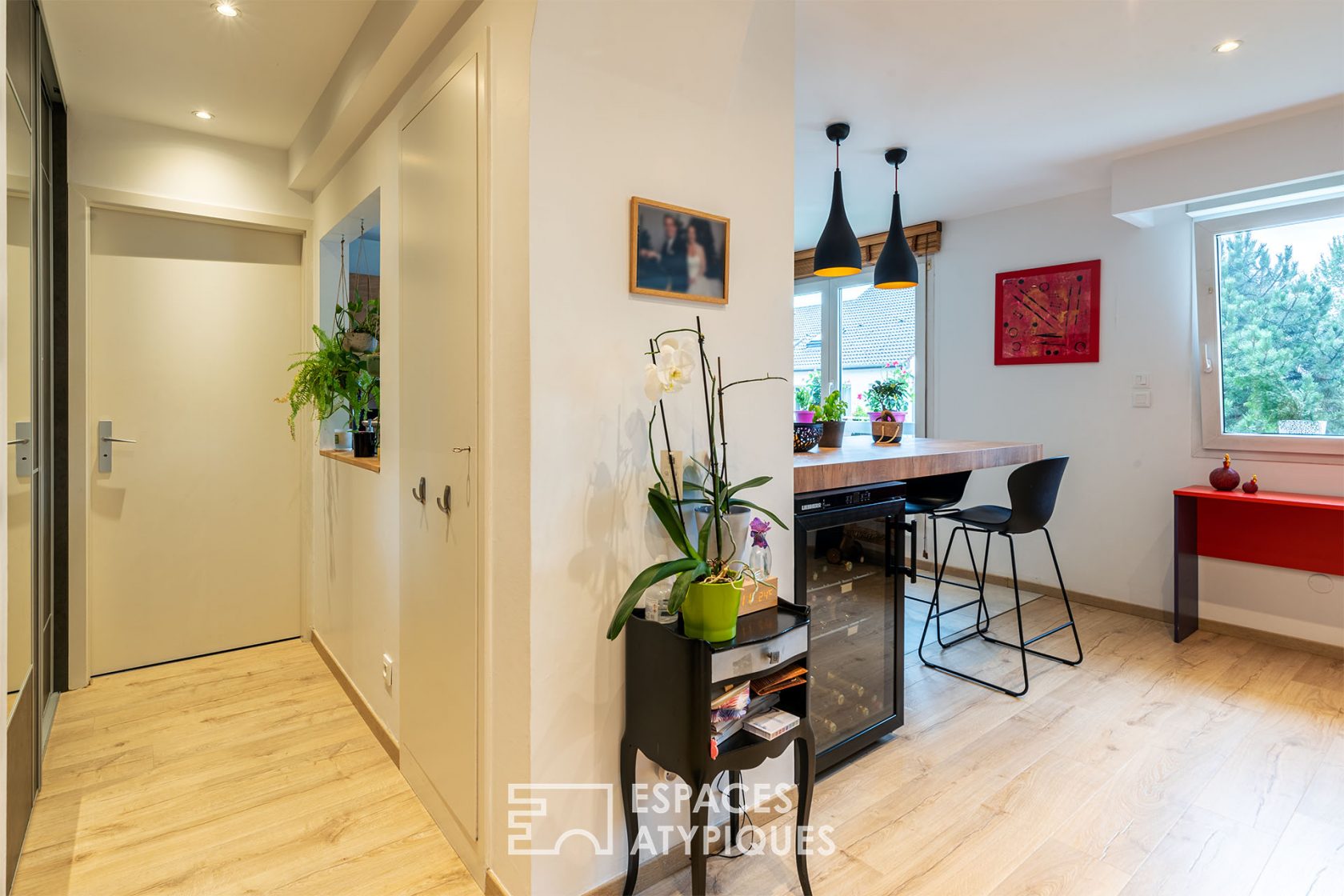 Duplex and its terraces with a view of the greenery