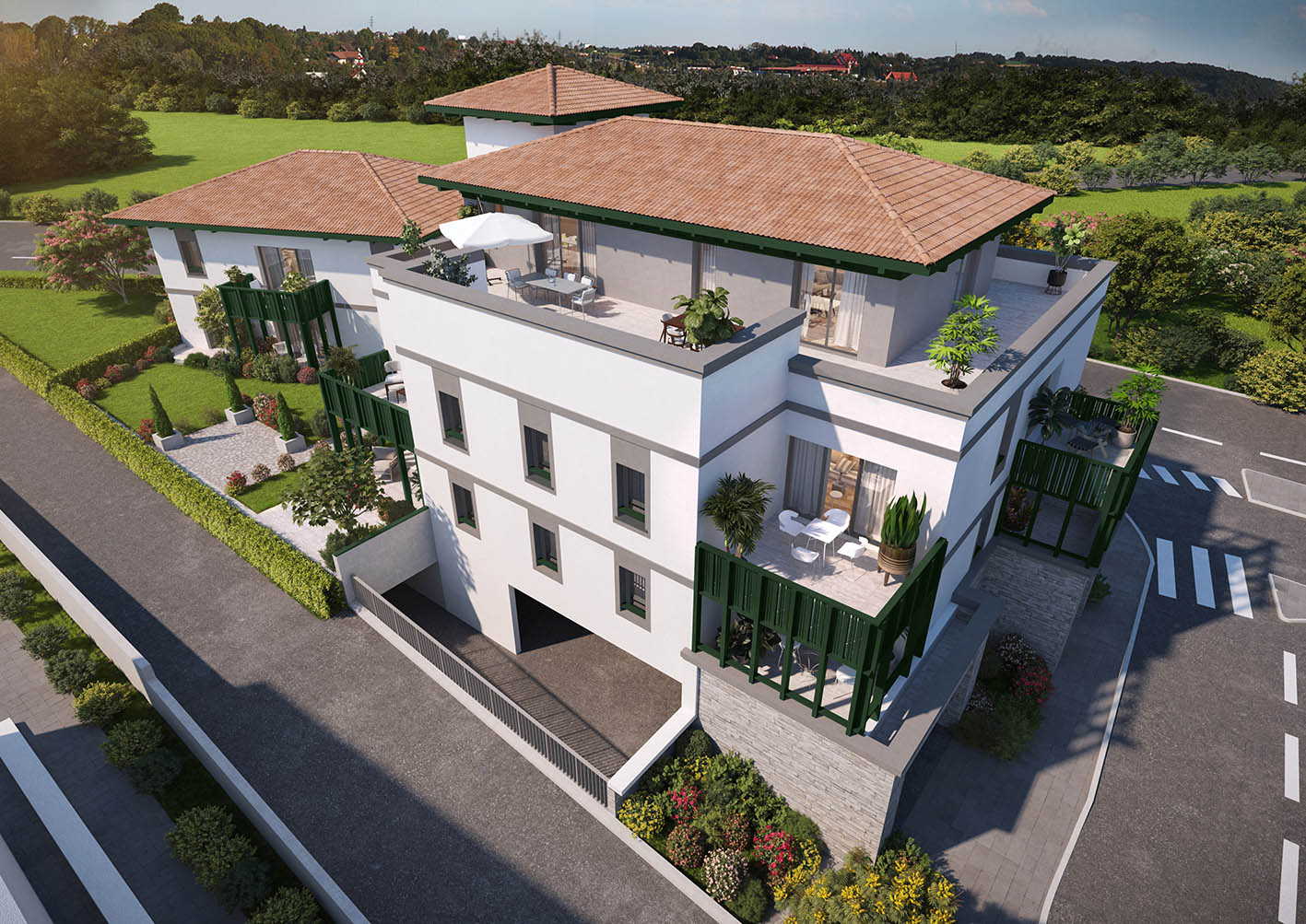 Toit terrasse 4 pièces –