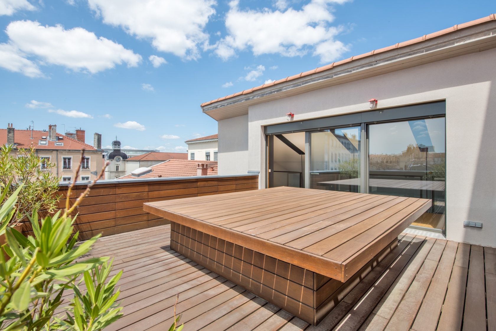 Triplex en dernier étage avec terrasse