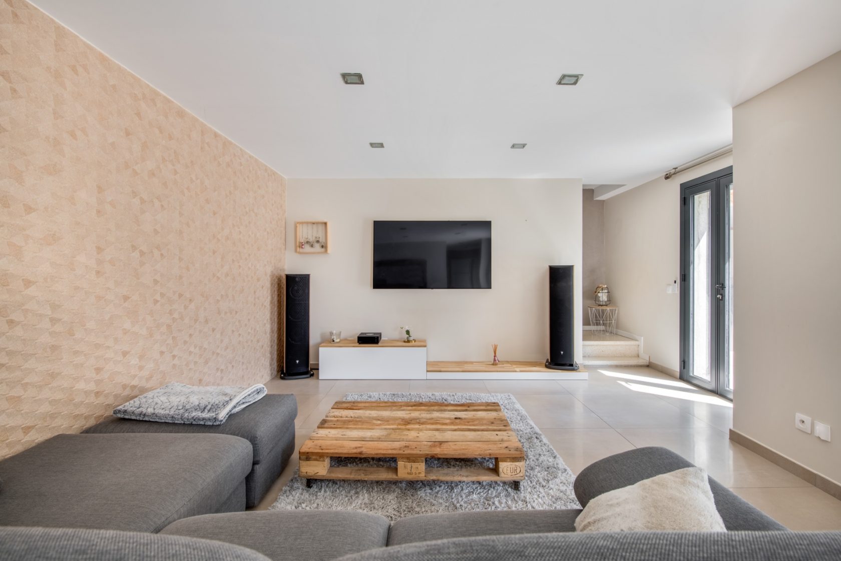 Contemporary renovation house with swimming pool