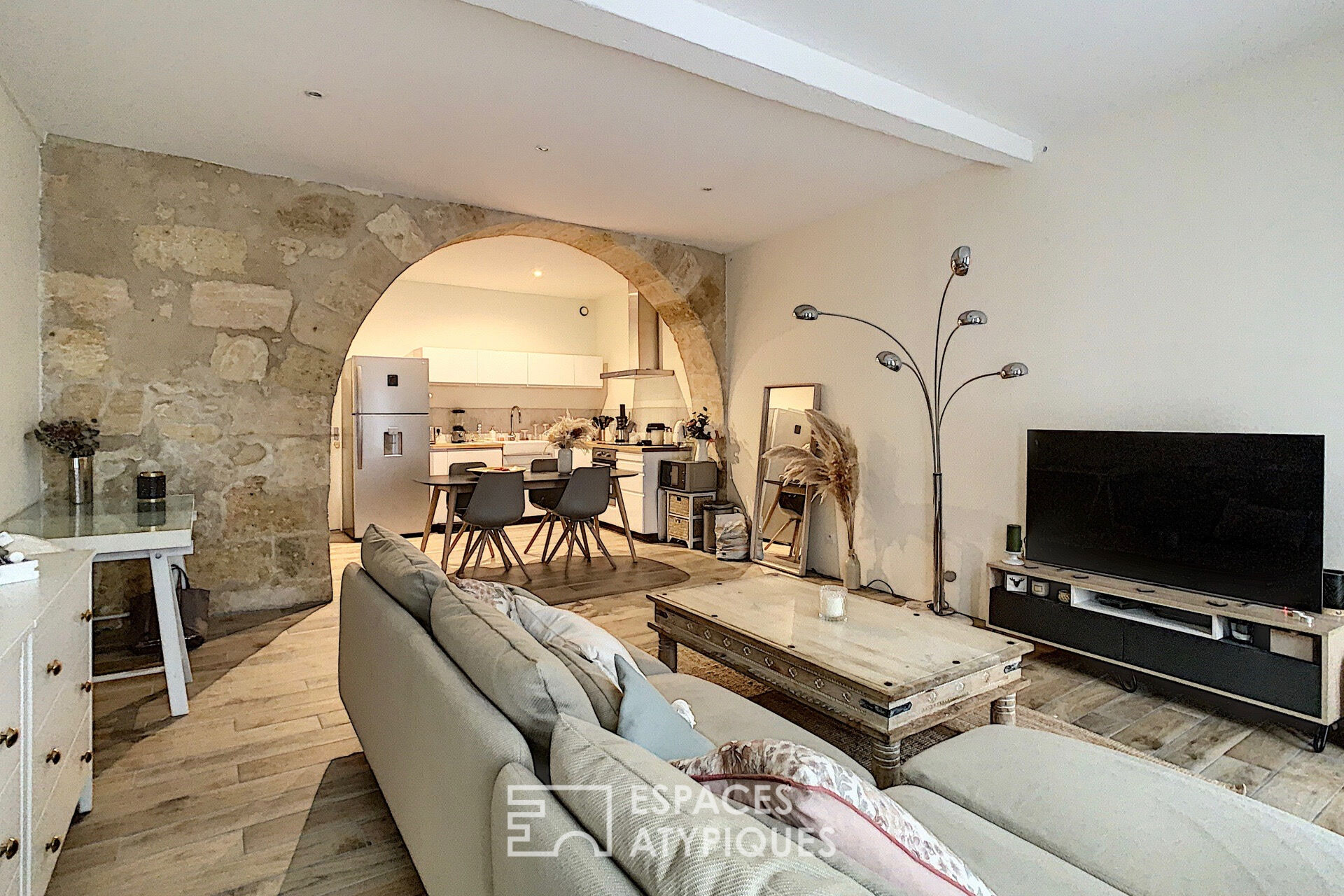 Vente Appartement cocooning rue Notre Dame à BORDEAUX 55 m2 Espaces