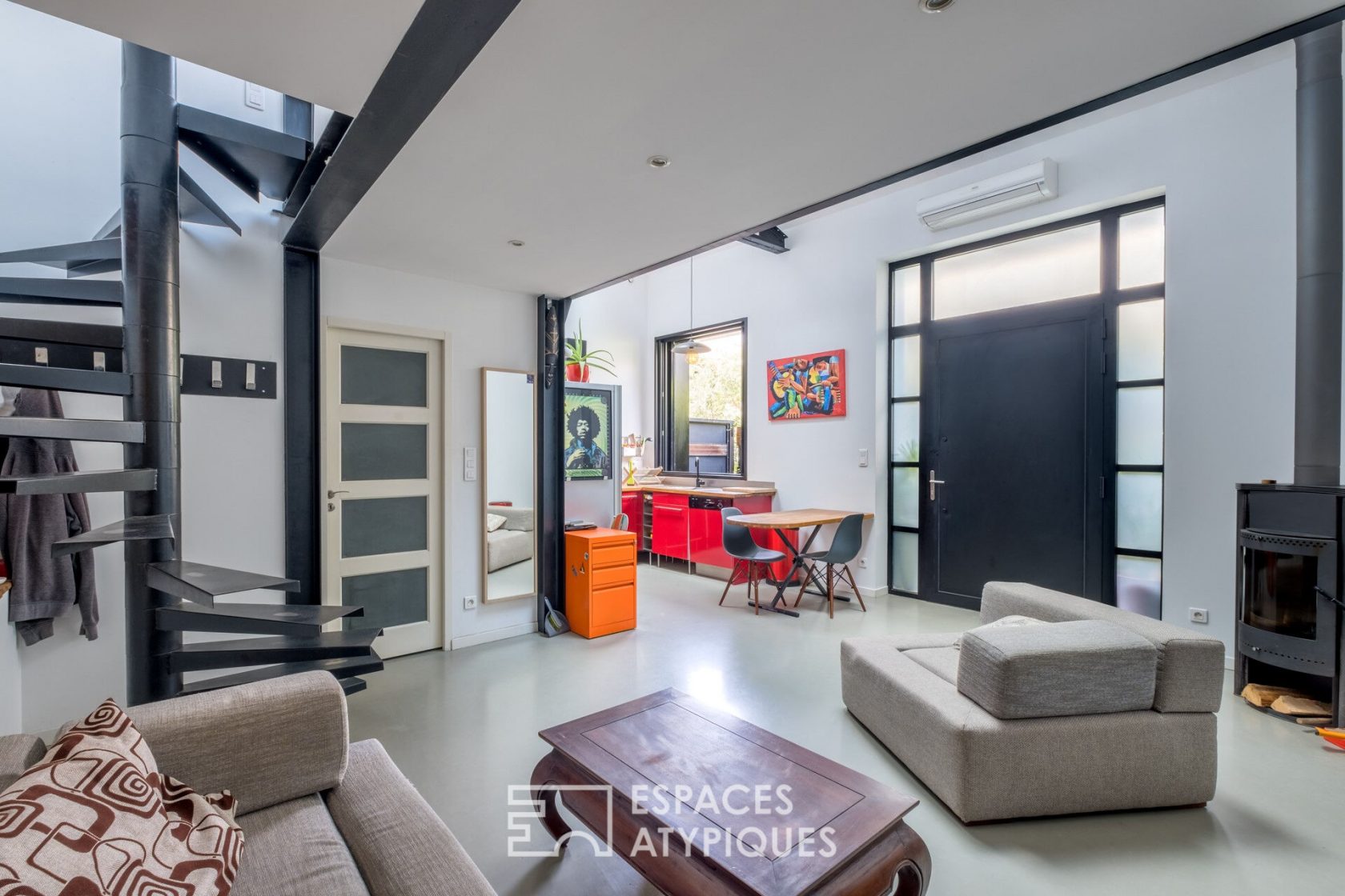 Maison loft avec terrasse